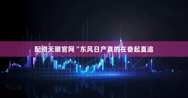 配资天眼官网“东风日产真的在奋起直追